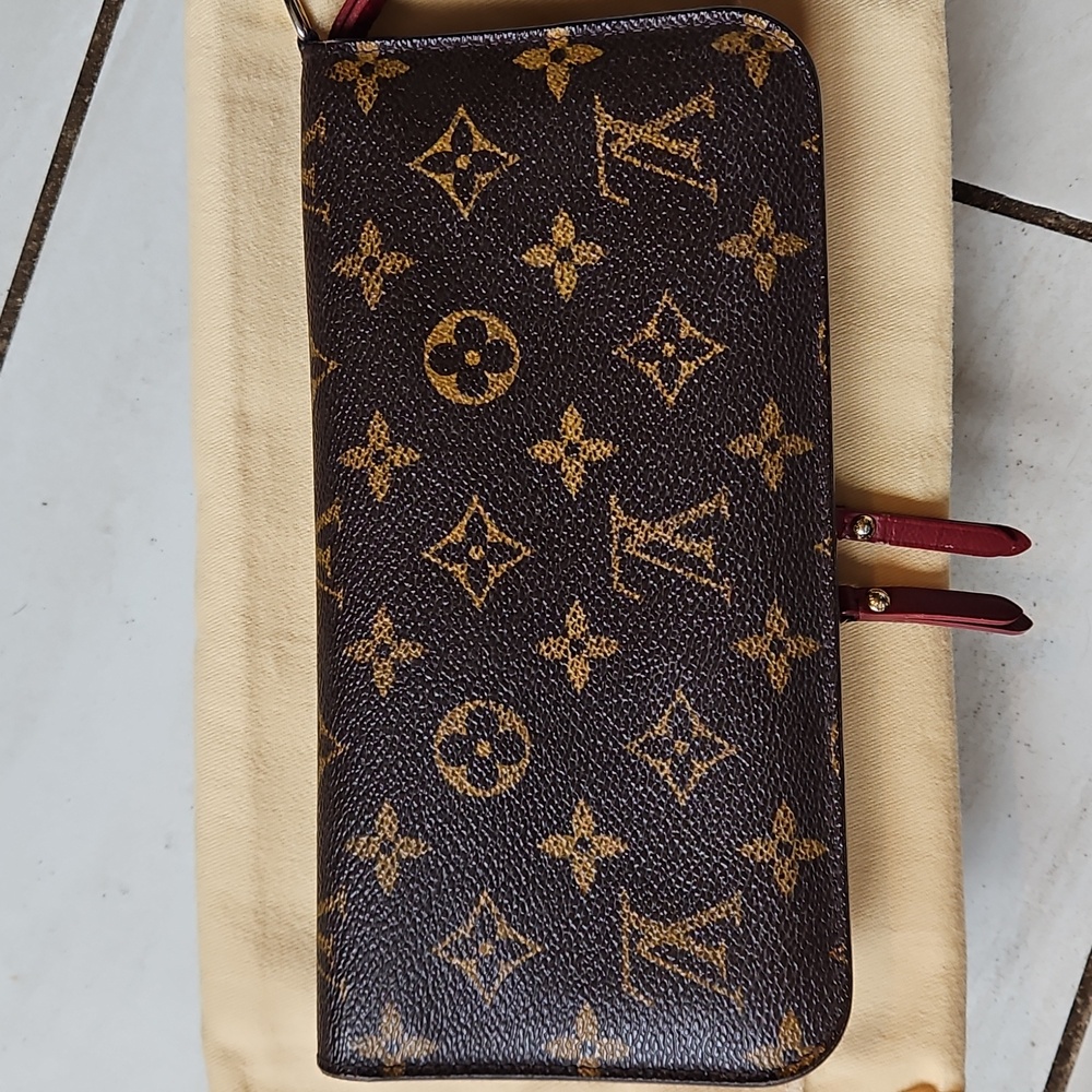 Louis Vuitton Monogram Insolite Wallet Wristlet W/Box + Dustbag - Picture 2 of 15